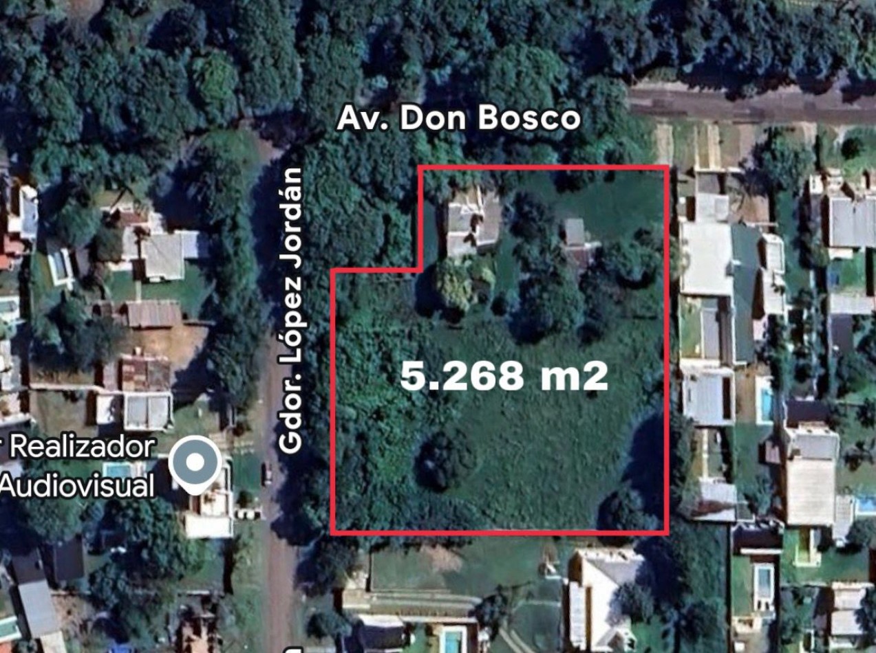 U$S 300.000. VENDO 5.268 m2 EN DON BOSCO Y LOPEZ JORDAN. FRENTE AL SEMINARIO 