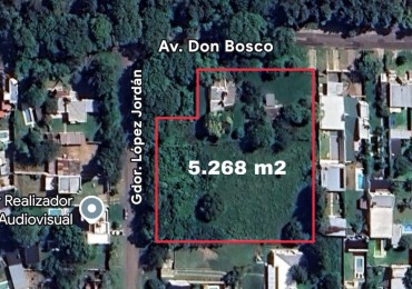 U$S 300.000. VENDO 5.268 m2 EN DON BOSCO Y LOPEZ JORDAN. FRENTE AL SEMINARIO 